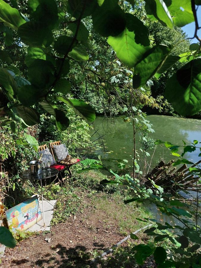 Chalet Fleuve Avec Parking-Barbecue Yerres Bagian luar foto
