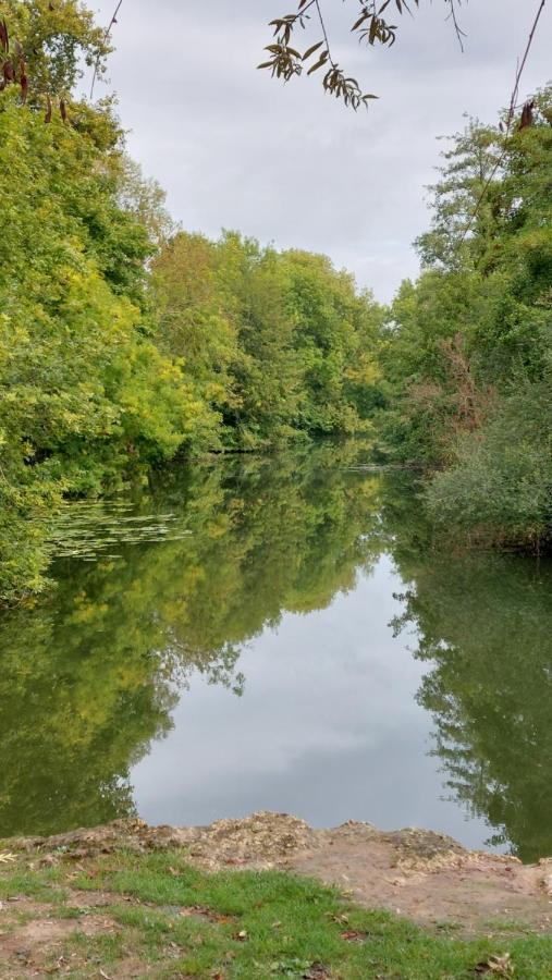 Chalet Fleuve Avec Parking-Barbecue Yerres Bagian luar foto